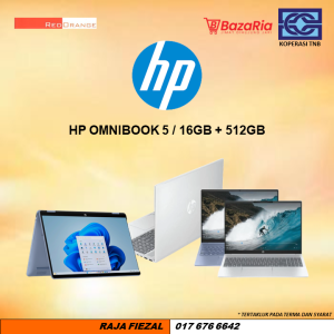 [RO] HP OMNIBOOK 5 / 16 2K TOUCH / intel U5-225U / 16GB D5 / 512GB SSD / INTEL Graphic / W11 + HNS + 365 / 2 YR OS