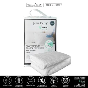 Jean Perry TENCEL™ Lyocell Waterproof Pillow Protector (2pcs)