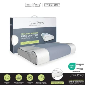 Jean Perry Cool Edge Support Ergo Contour Memory Pillow