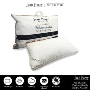 Jean Perry All Season Deluxe Feather Down Pillow