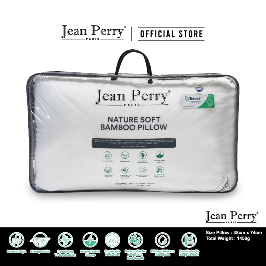 Jean Perry Tencel™ Nature Soft Bamboo Pillow - Image 2