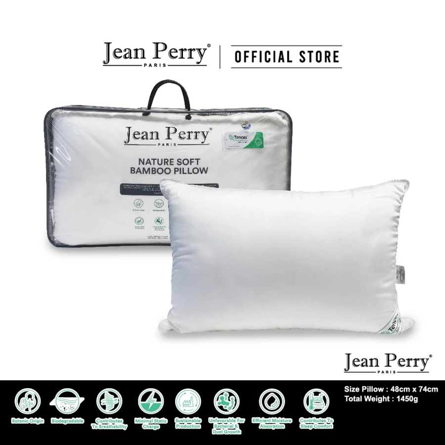 Jean Perry Tencel™ Nature Soft Bamboo Pillow - Image 3