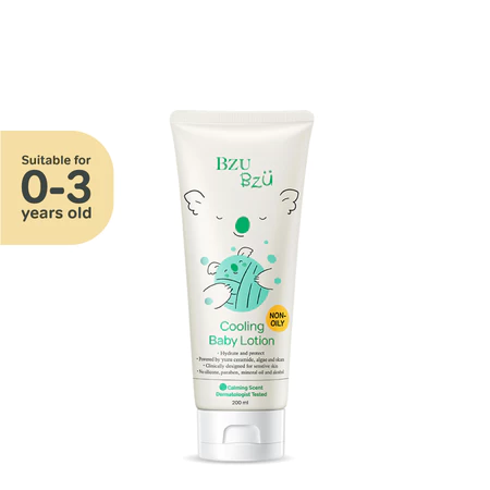 BZU BZU Cooling Lotion Moisture Non Sticky for Baby 200ml - Image 2
