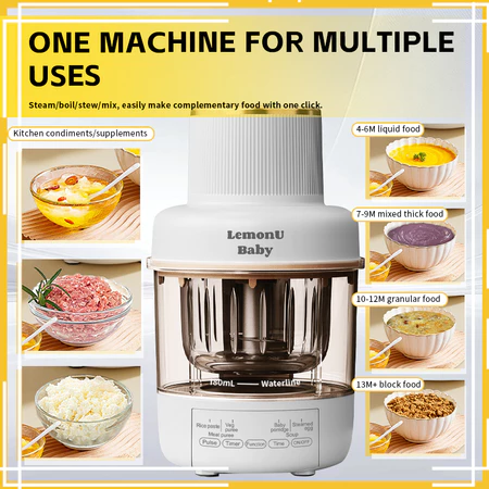 LemonU Baby Food Processor 7in1 Heating - Image 2