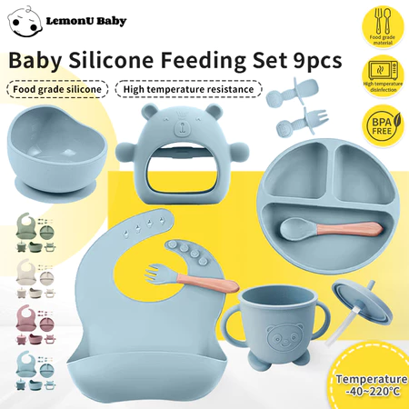 LemonU Baby Set Makanan Silikon
