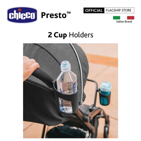 Chicco Presto Stroller - Graphite- Attach Baby Carrier Car Seat - Image 2