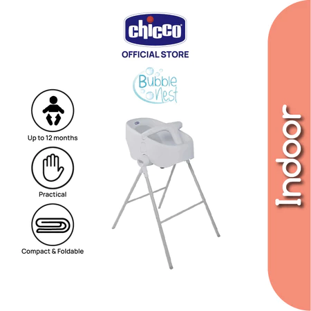 Chicco Bubble Nest Bath Tub- Cool Grey