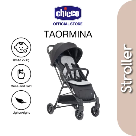 Chicco Taormina Lightweight One Hand Fold Stroller - Suitable From 0 to 22kg