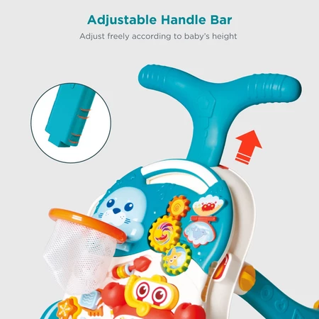 Sweet Cherry Early Educational Activity Baby Sit-to-Stand Walker - Image 2