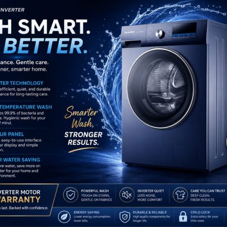 Sharp 10 kg Inverter Front Load