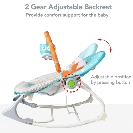 Sweet Cherry Infant to Toddler Rocker Swing Bouncer Chair - Image 2