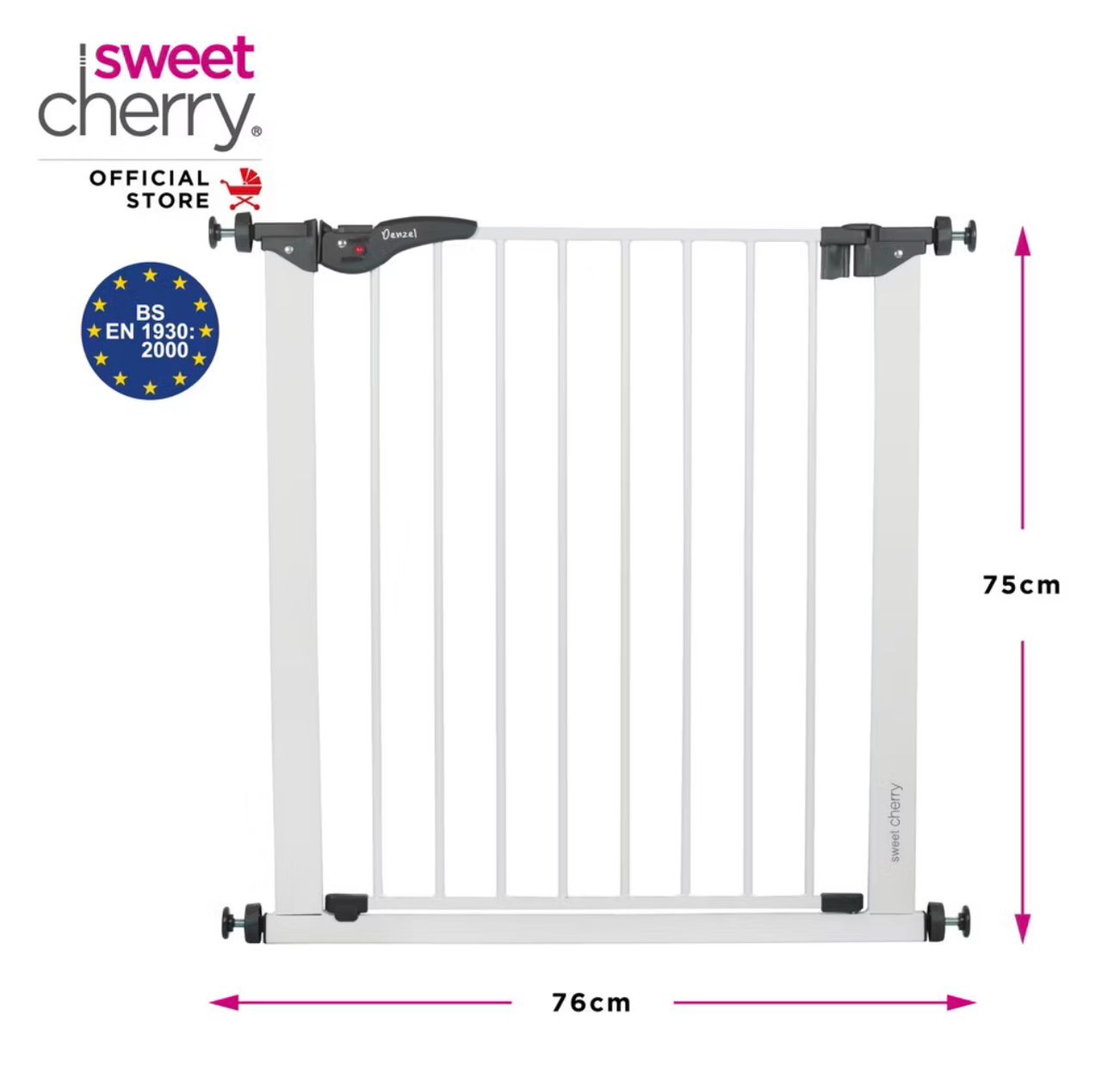 Sweet Cherry Door Guard with Triple Locking LD1 Denzel Door Gate