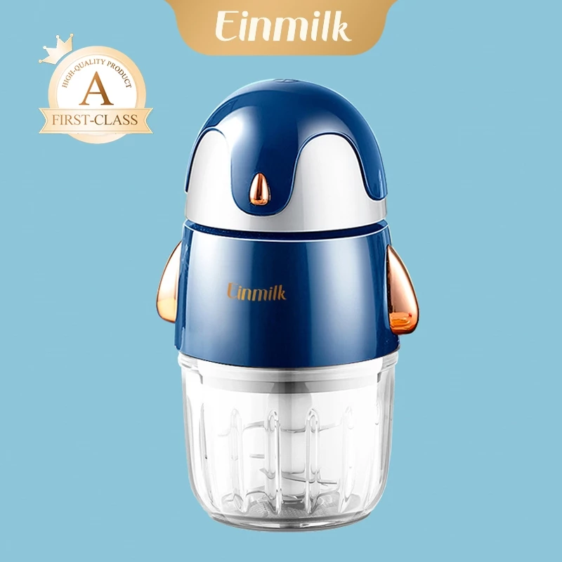 Einmilk Baby Food Blender Newborn food maker- Perfect Right Size/6 Blades (300ml)
