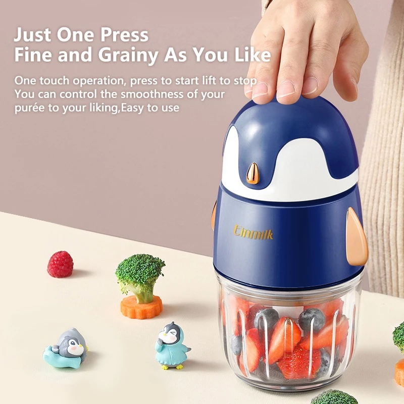 Einmilk Baby Food Blender Newborn food maker- Perfect Right Size/6 Blades (300ml) - Image 2