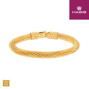 Oro Italia 916 Yellow Bangle GB83240724(20)