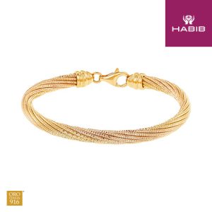 Oro Italia 916 Yellow Bangle GB8528
