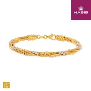 Oro Italia 916 Yellow Gold Bangle GB93740225(7YW)