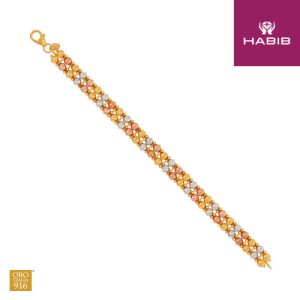 Oro Italia 916 Yellow Gold Bracelet GW3526-TI