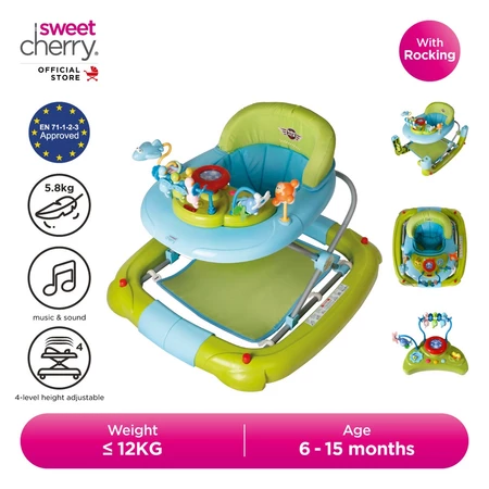 Sweet Cherry Multi Functional Rocking Baby Walker