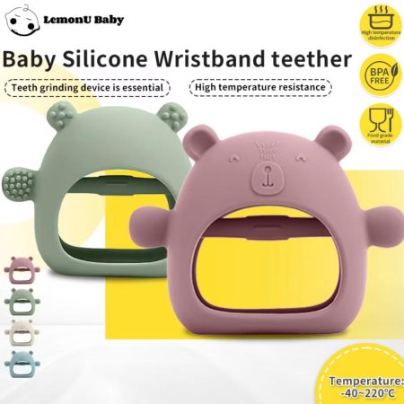 LemonU Baby Teether Baby Silicone Teething