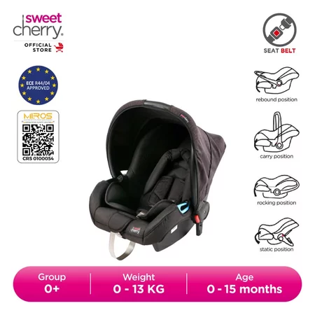 Sweet Cherry 3-in-1 Convertible Baby Stroller - Image 2