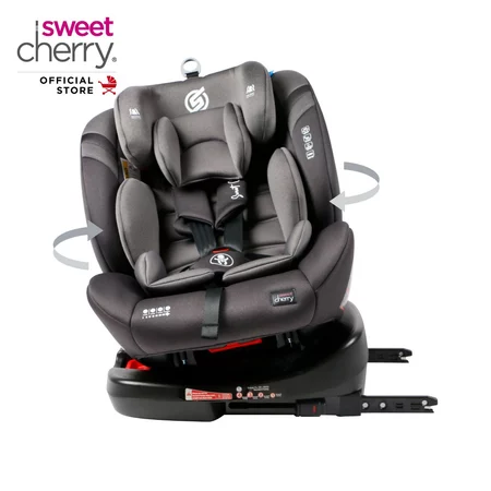 Sweet Cherry ISOFIX 360° Rotation Baby Carseat Newborn - Image 2