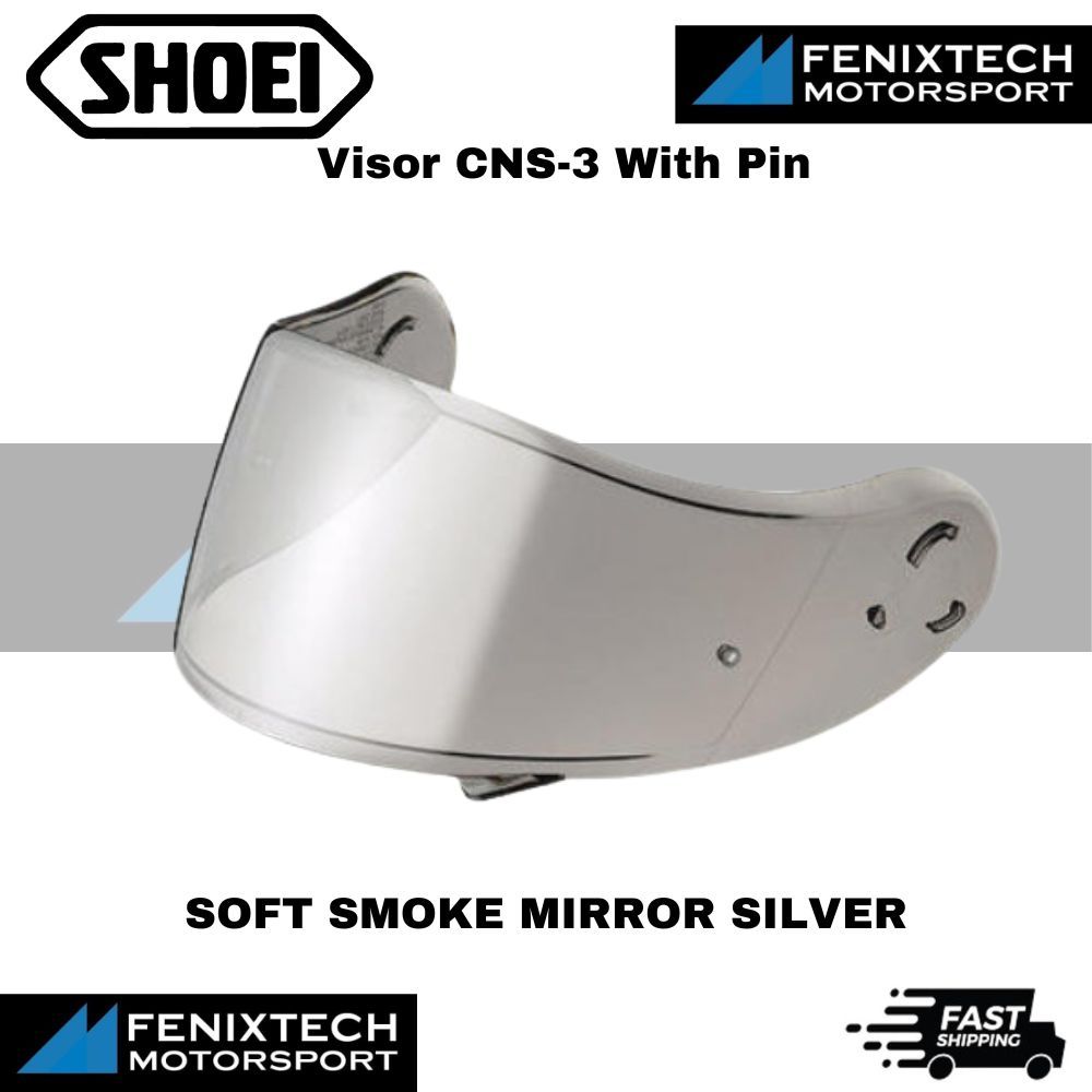SHOEI Visor CNS-3 Visor with Pinlock Anti-Fog Lens for GT-Air ll /Neotec 2 /NXR 100% Original - Imej 5