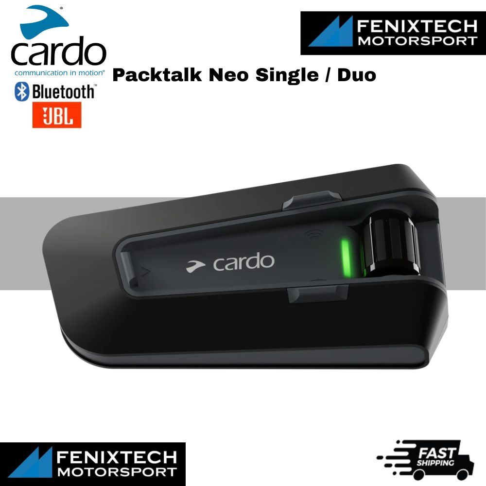 CARDO Packtalk Neo Single / Duo Pack with JBL Motorcycle Intercom Mesh Communication 100% Original - Image 2