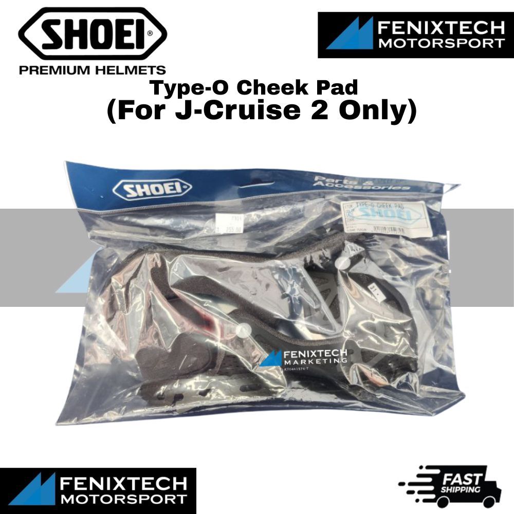 SHOEI Type-O Cheek Pad ( For J-Cruise II Only ) Motorcycle Helmet Padding 100% Original - Image 3