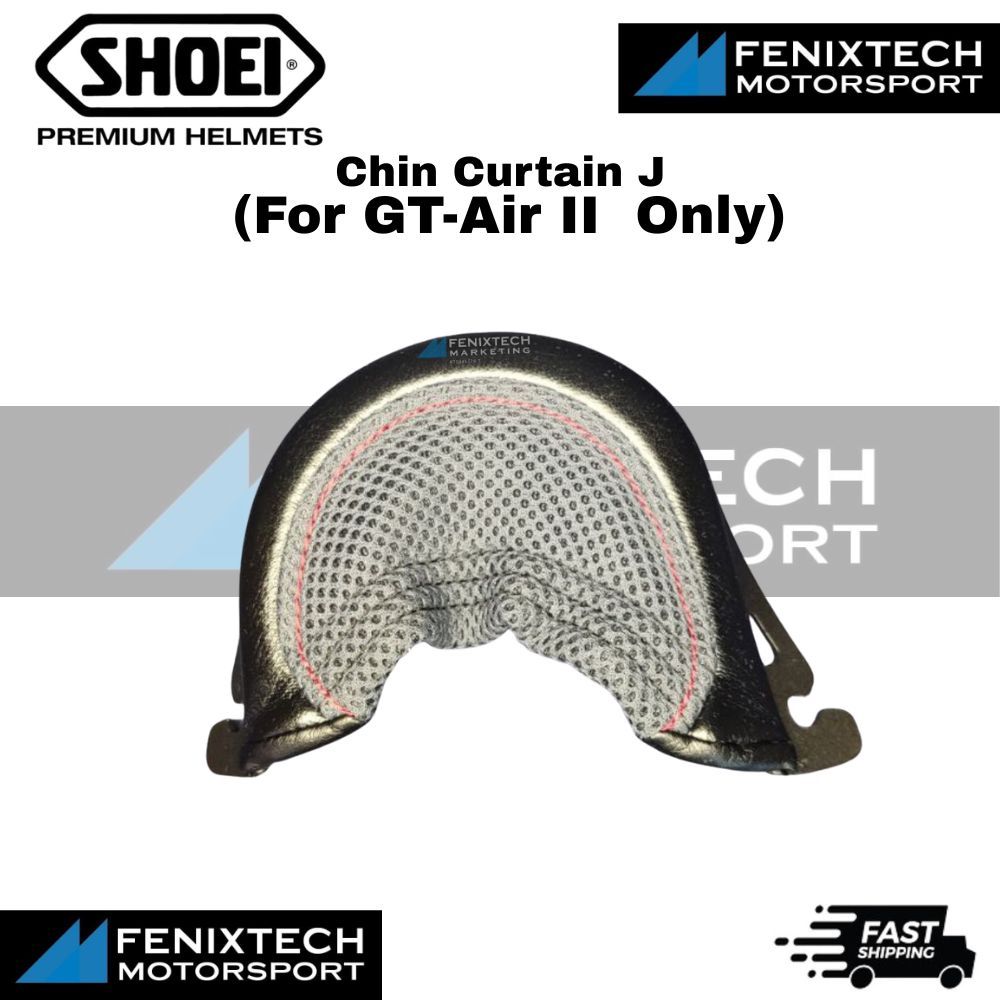 SHOEI Chin Curtain J ( For GT-Air II Only ) Motorcycle Helmet Padding 100% Original - Image 2
