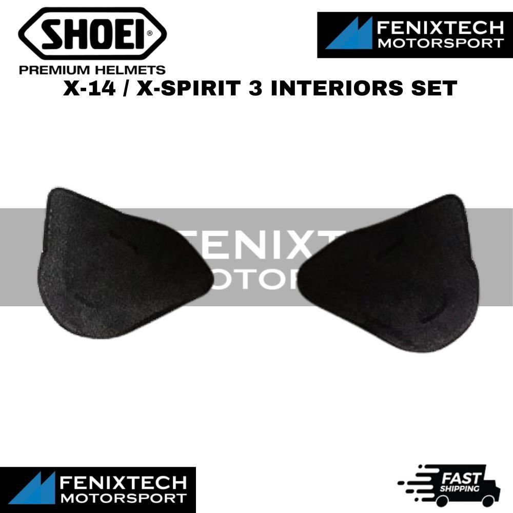 SHOEI X-14 / Xspirit 3 Interiors Set Motorcycle Helmet Padding Full Set ( ForX-14 / Xspirit 3 Only ) 100% Original - Image 5