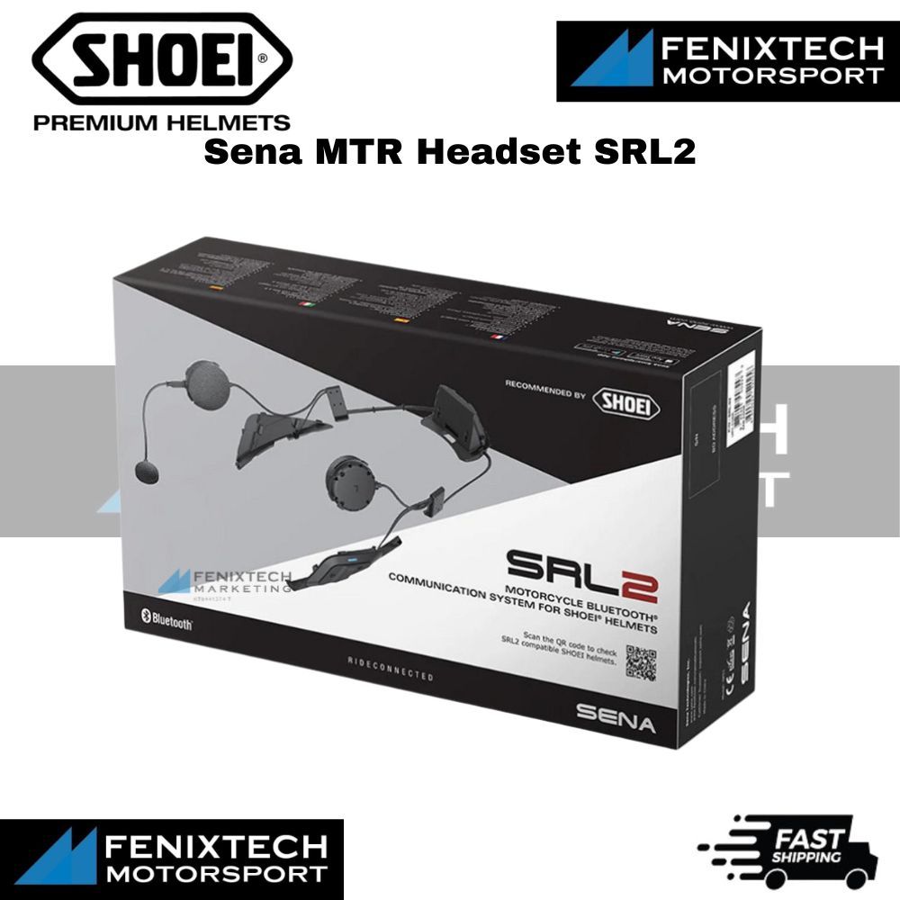 SHOEI Sena MTR Headset SRL2 Bluetooth Communication System For GT-Air 2/Neotec 2 100% Original