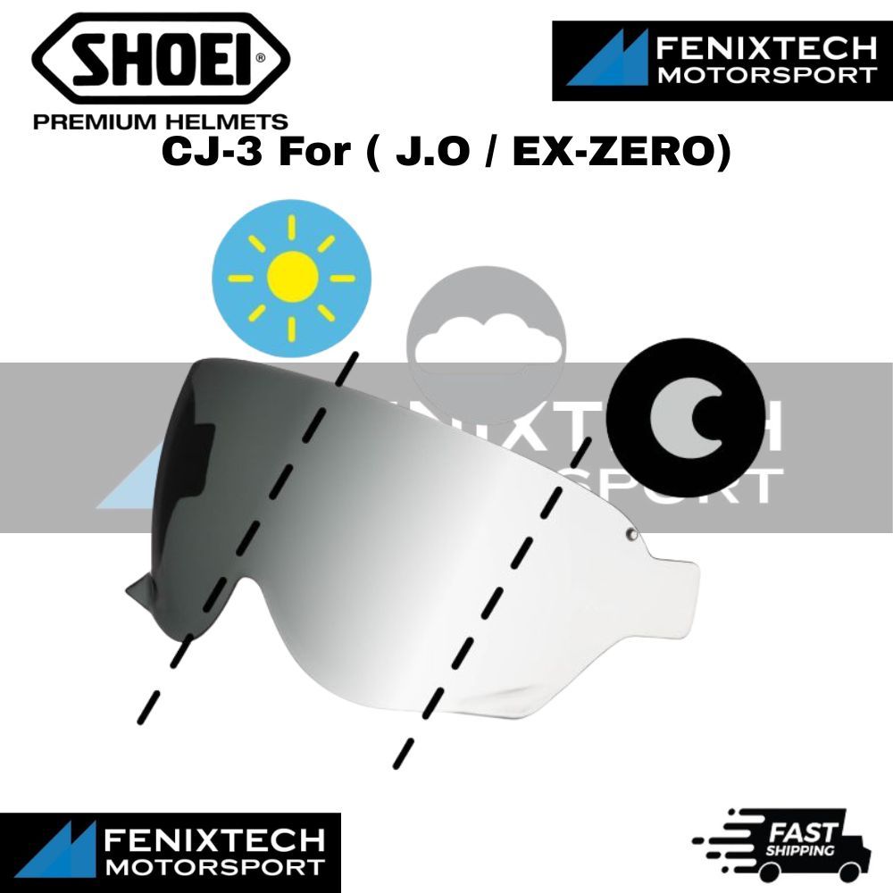 SHOEI Visor CJ-3 Anti-Fog Lens Motorcycle Helmet Visor for J.O / EX-ZERO 100% Original - Image 5