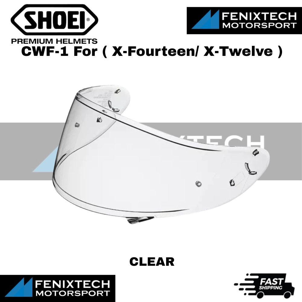 SHOEI Visor CWF-1 Anti-Fog Lens Motorcycle Full Face Helmet Visor for X-Fourteen 100% Original - Image 3