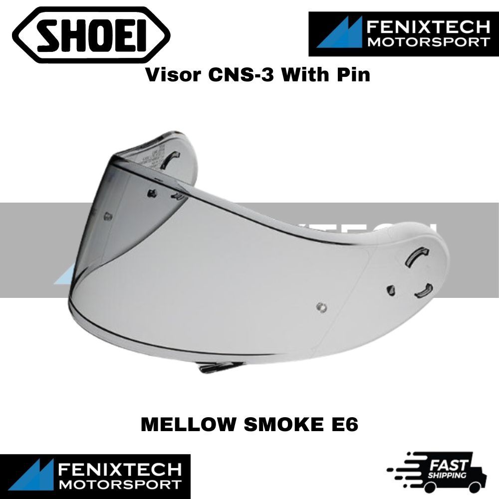 SHOEI Visor CNS-3 Visor with Pinlock Anti-Fog Lens for GT-Air ll /Neotec 2 /NXR 100% Original - Imej 4