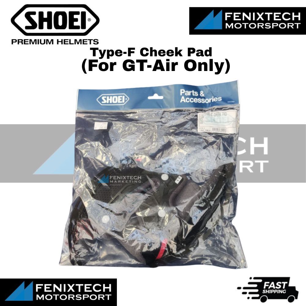 SHOEI Type-F Cheek Pad ( For GT-Air Only ) Motorcycle Helmet Padding 100% Original - Image 4