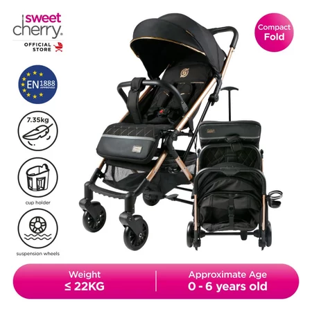Sweet Cherry Compact Folding Stroller