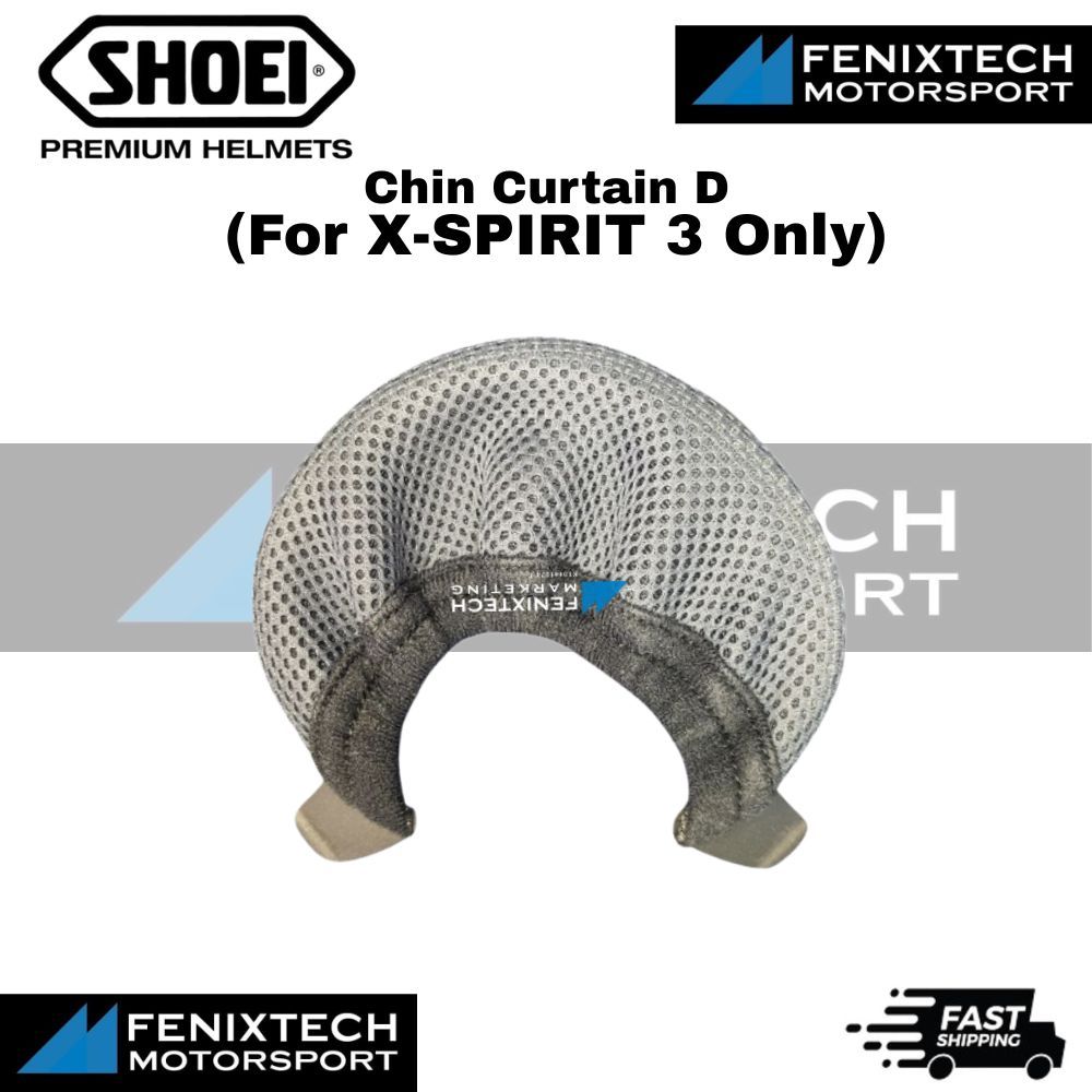 SHOEI Chin Curtain D ( For X-SPIRIT 3 Only ) Motorcycle Helmet Padding 100% Original - Image 2