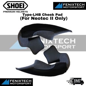 SHOEI Type-LHB Cheek Pad ( For Neotec II Only ) Motorcycle Helmet Padding 100% Original