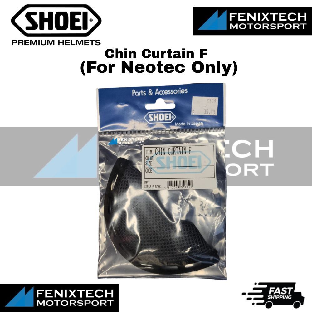 SHOEI Chin Curtain F ( For Neotec Only ) Motorcycle Helmet Padding 100% Original - Image 3