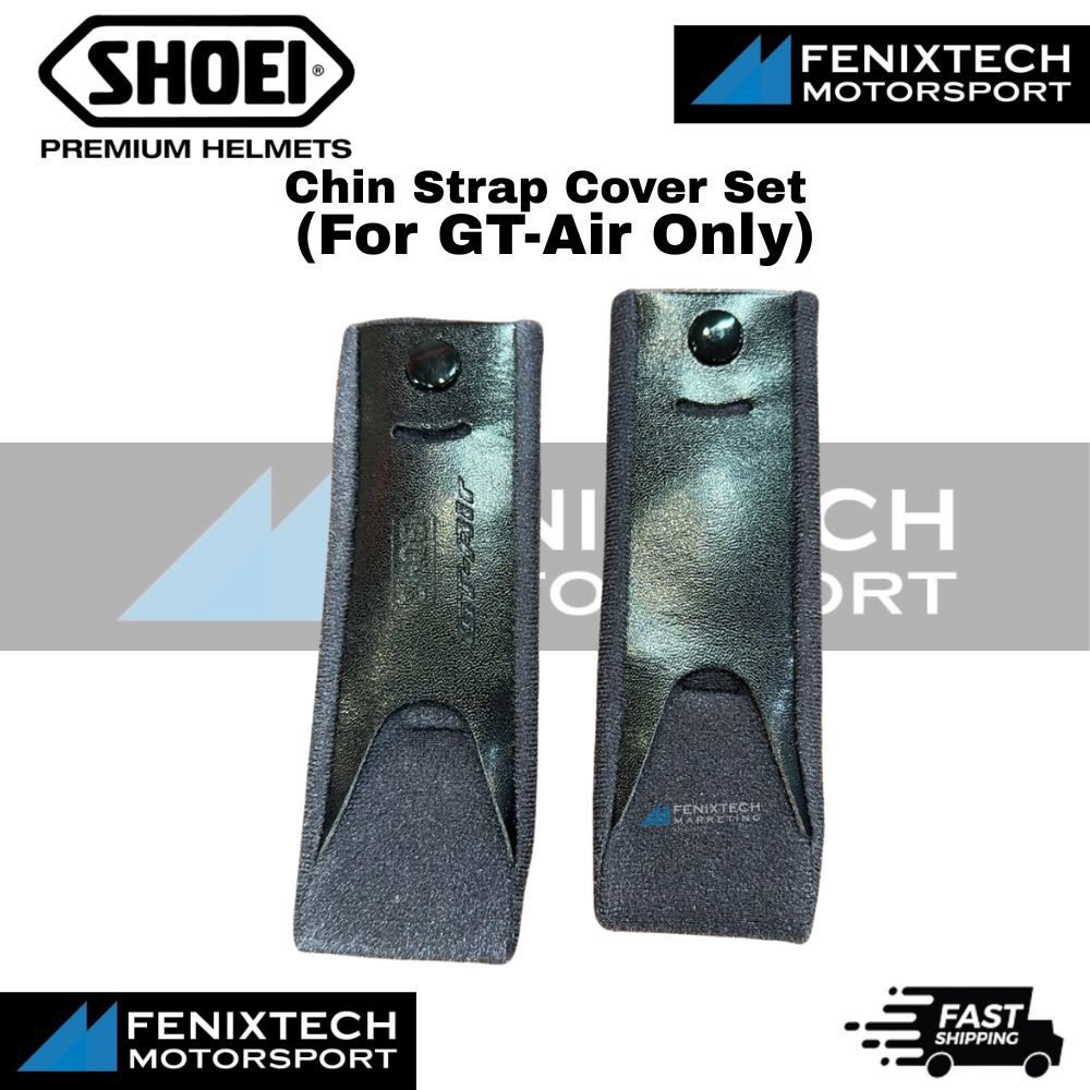 SHOEI Chin Strap Cover Set ( For GT-AIR Only ) Motorcycle Helmet Parts 100% Original - Image 2