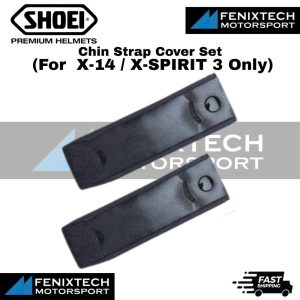 SHOEI Chin Strap Cover Set ( For X-14 / X-SPIRIT 3 Only ) Motorcycle Helmet Parts 100% Original