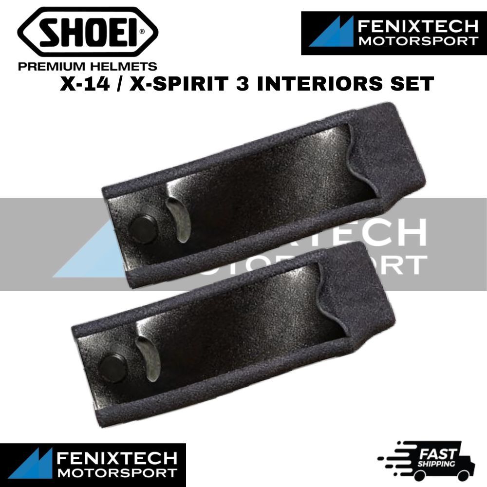 SHOEI X-14 / Xspirit 3 Interiors Set Motorcycle Helmet Padding Full Set ( ForX-14 / Xspirit 3 Only ) 100% Original - Image 4