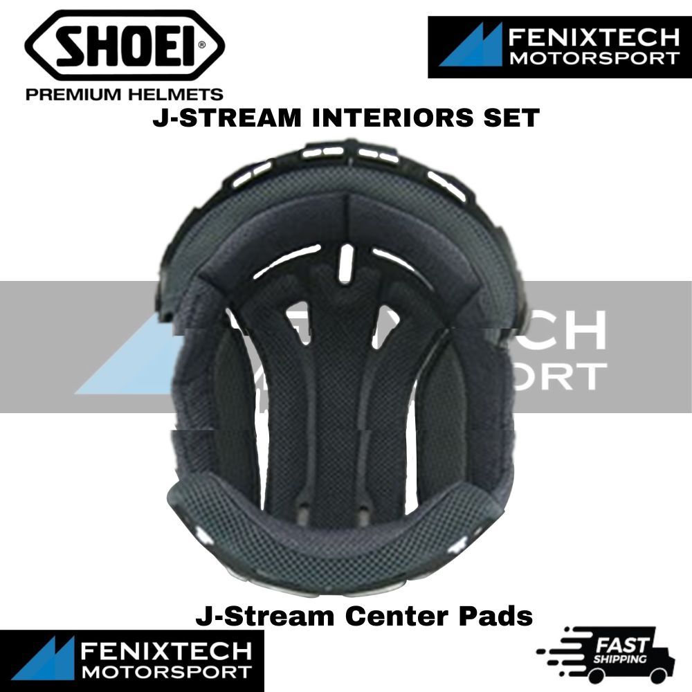 SHOEI J-Stream Motorcycle Helmet Padding Full Set ( For J-Force 2/3 Only ) 100% Original - Imej 2