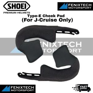 SHOEI Type-E Cheek Pad ( For J-Cruise Only ) Motorcycle Helmet Padding 100% Original
