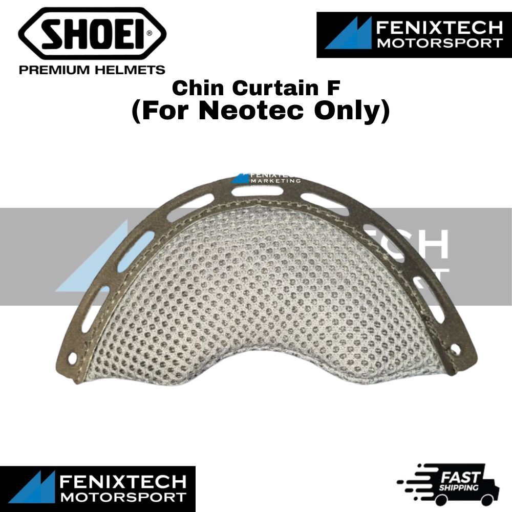 SHOEI Chin Curtain F ( For Neotec Only ) Motorcycle Helmet Padding 100% Original - Image 2
