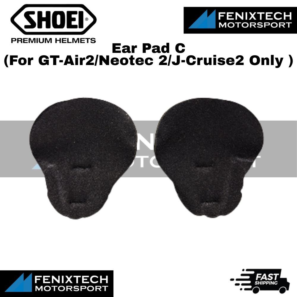 SHOEI Ear Pad C ( For GT AIR 2/ Z-8/ Neotec 2/ J- Cruise 2 Only ) Motorcycle Helmet Parts 100% Original