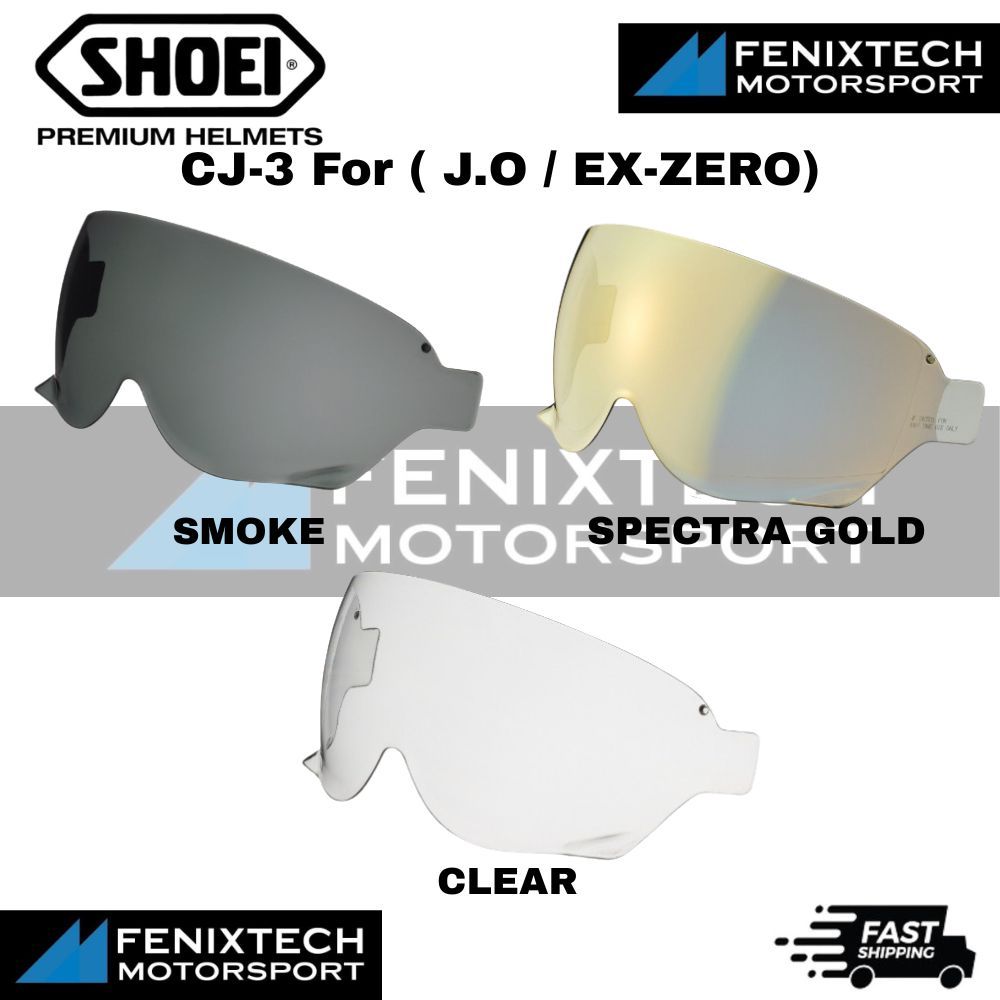 SHOEI Visor CJ-3 Anti-Fog Lens Motorcycle Helmet Visor for J.O / EX-ZERO 100% Original