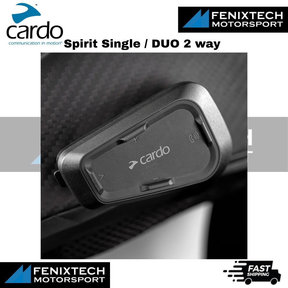 CARDO Spirit Single / Duo Pack Motorcycle Bluetooth Helmet Intercom Waterproof 2-Way Communication 100% Original - Image 2