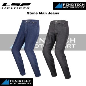 LS2 Stone Man Jeans ( Black / Blue ) 100% Original
